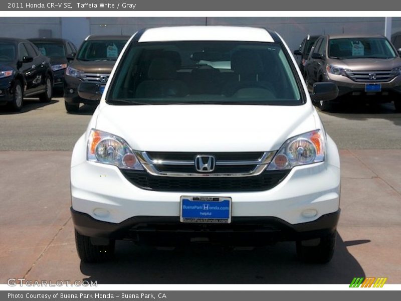 Taffeta White / Gray 2011 Honda CR-V SE