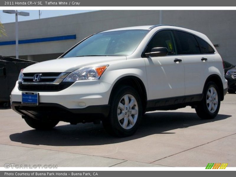 Taffeta White / Gray 2011 Honda CR-V SE