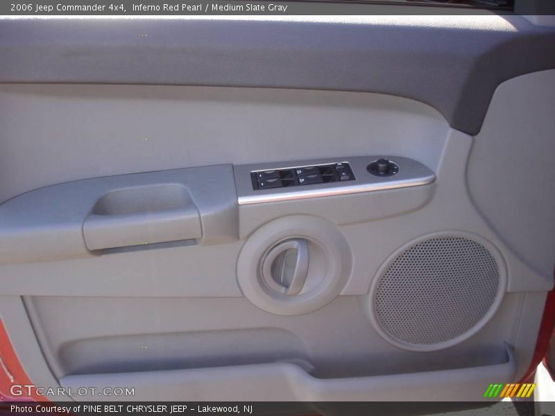 Inferno Red Pearl / Medium Slate Gray 2006 Jeep Commander 4x4