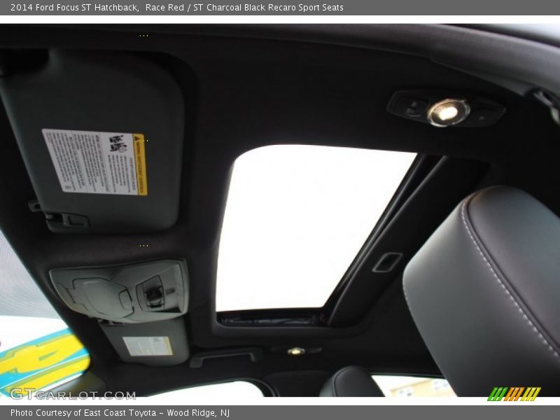 Race Red / ST Charcoal Black Recaro Sport Seats 2014 Ford Focus ST Hatchback