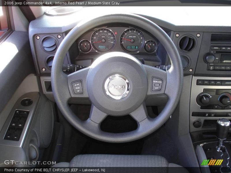 Inferno Red Pearl / Medium Slate Gray 2006 Jeep Commander 4x4