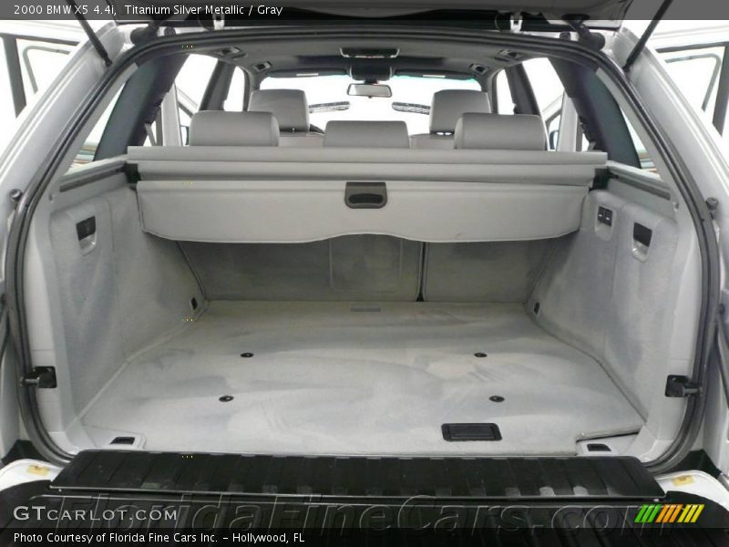 Titanium Silver Metallic / Gray 2000 BMW X5 4.4i