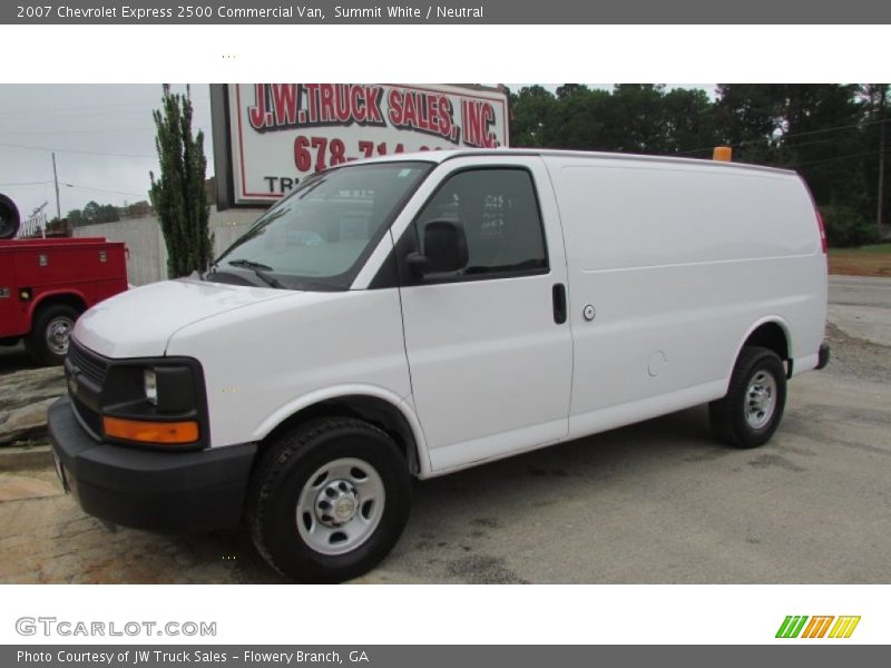 Summit White / Neutral 2007 Chevrolet Express 2500 Commercial Van