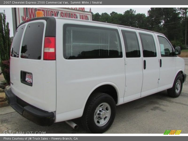 Summit White / Neutral 2007 Chevrolet Express 2500 Commercial Van