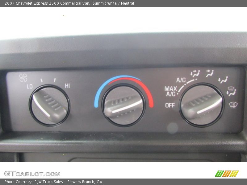 Summit White / Neutral 2007 Chevrolet Express 2500 Commercial Van