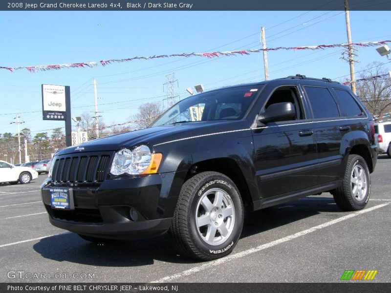 Black / Dark Slate Gray 2008 Jeep Grand Cherokee Laredo 4x4