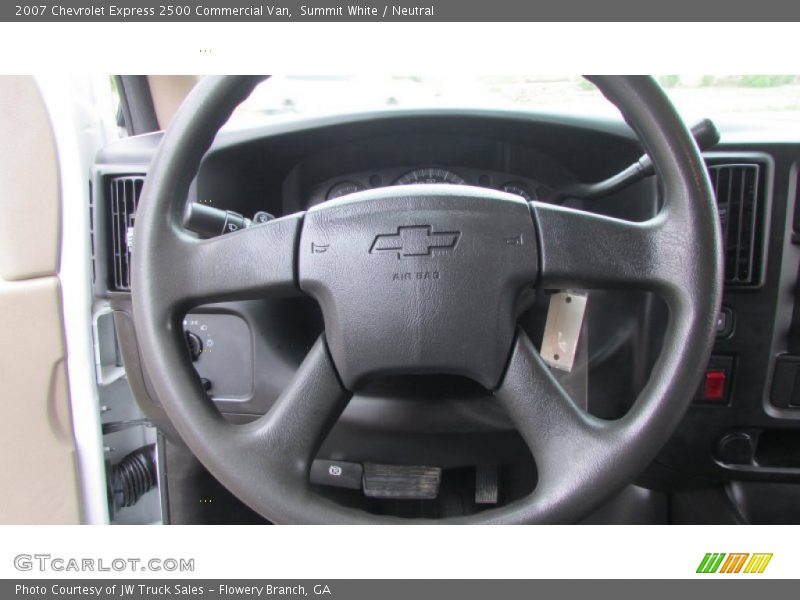 Summit White / Neutral 2007 Chevrolet Express 2500 Commercial Van