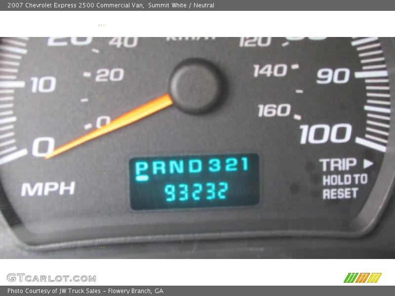 Summit White / Neutral 2007 Chevrolet Express 2500 Commercial Van