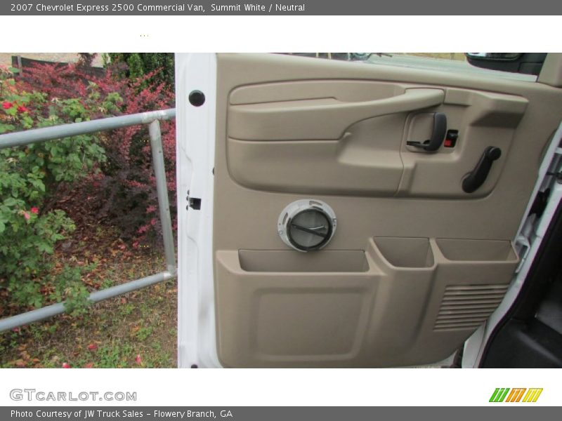 Summit White / Neutral 2007 Chevrolet Express 2500 Commercial Van
