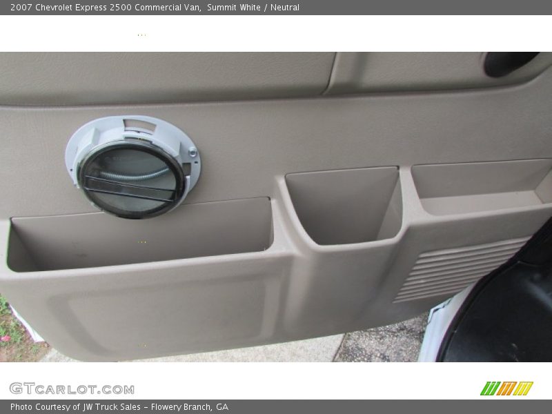 Summit White / Neutral 2007 Chevrolet Express 2500 Commercial Van