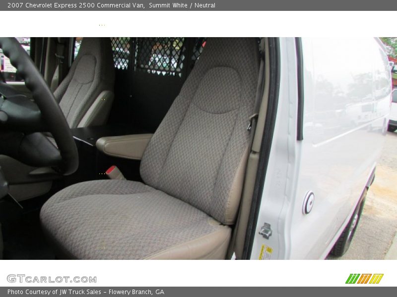 Summit White / Neutral 2007 Chevrolet Express 2500 Commercial Van