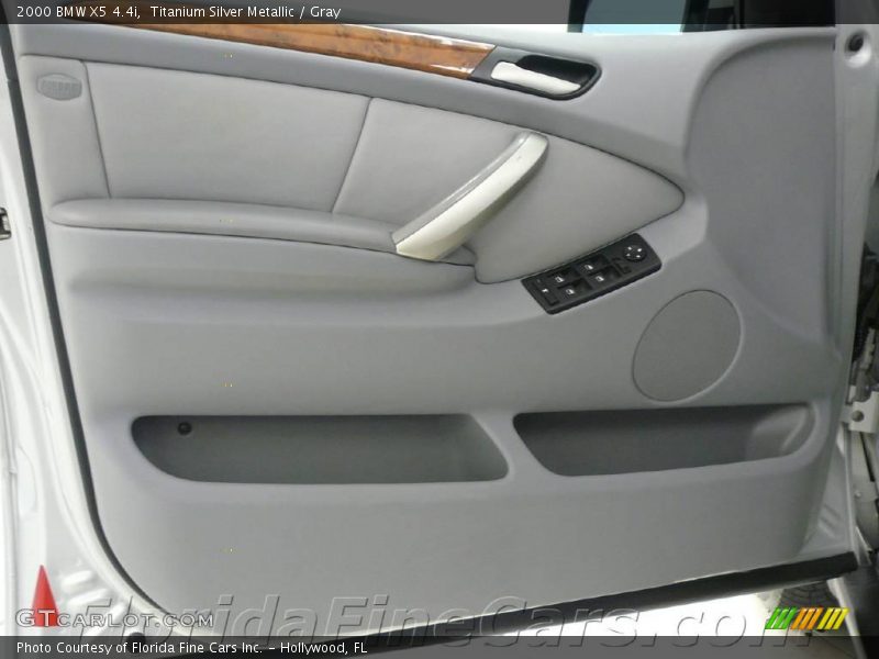 Titanium Silver Metallic / Gray 2000 BMW X5 4.4i