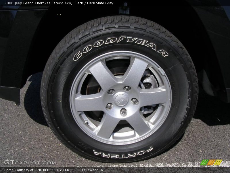 Black / Dark Slate Gray 2008 Jeep Grand Cherokee Laredo 4x4