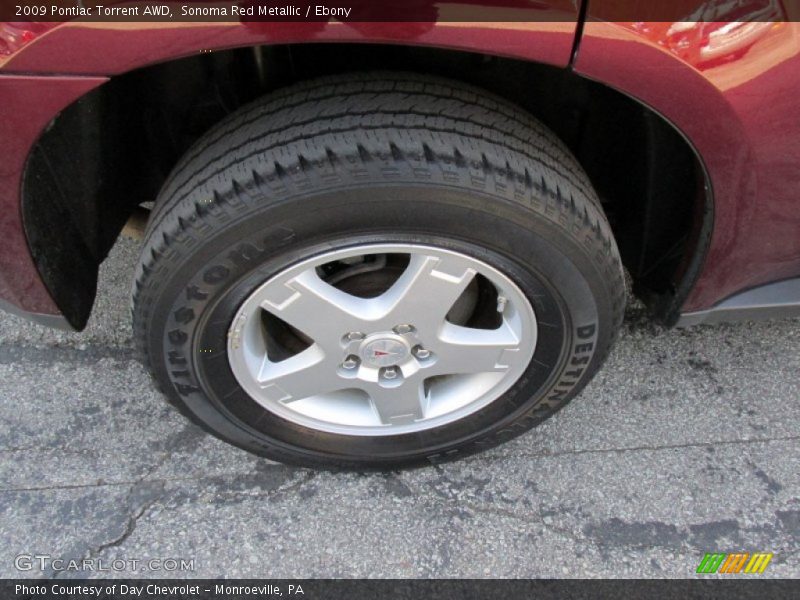 Sonoma Red Metallic / Ebony 2009 Pontiac Torrent AWD