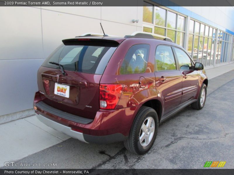 Sonoma Red Metallic / Ebony 2009 Pontiac Torrent AWD