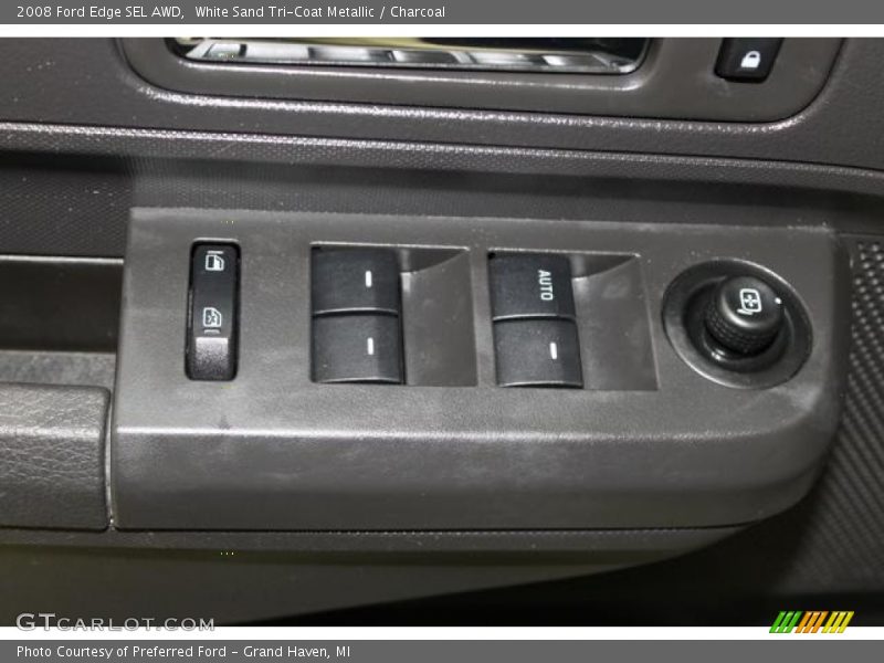 White Sand Tri-Coat Metallic / Charcoal 2008 Ford Edge SEL AWD