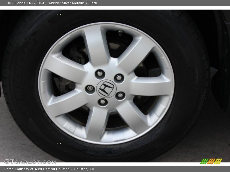 Whistler Silver Metallic / Black 2007 Honda CR-V EX-L
