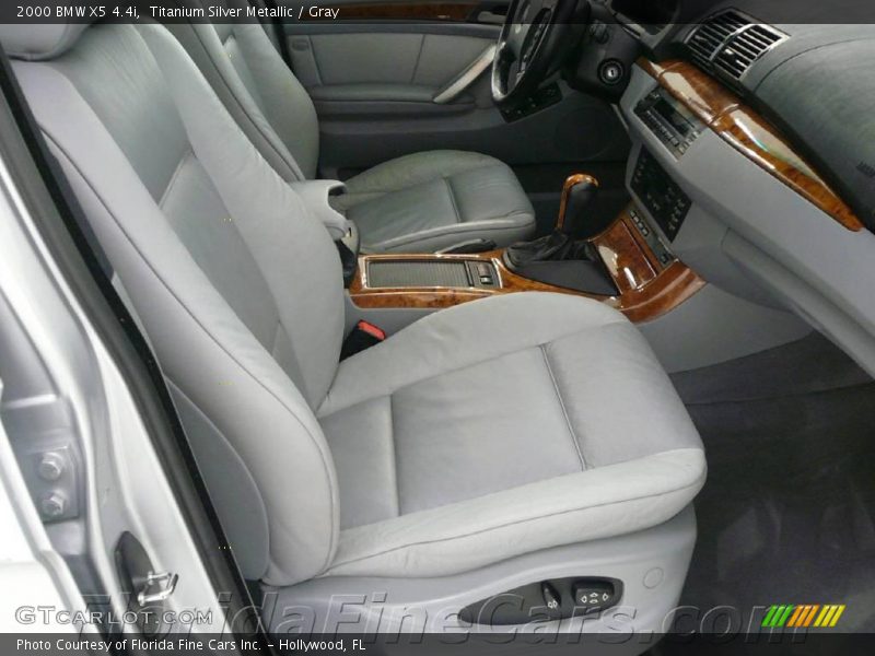 Titanium Silver Metallic / Gray 2000 BMW X5 4.4i