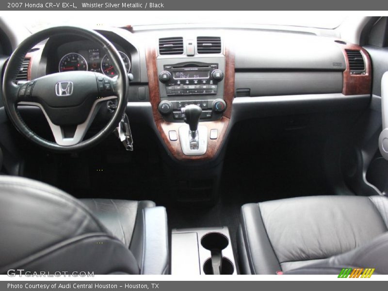 Whistler Silver Metallic / Black 2007 Honda CR-V EX-L