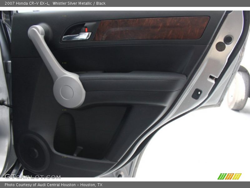 Whistler Silver Metallic / Black 2007 Honda CR-V EX-L