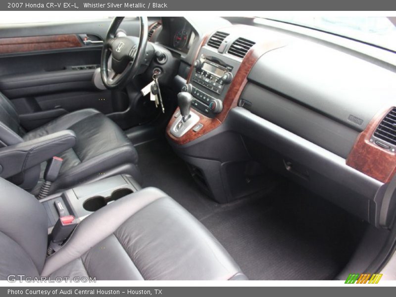 Whistler Silver Metallic / Black 2007 Honda CR-V EX-L