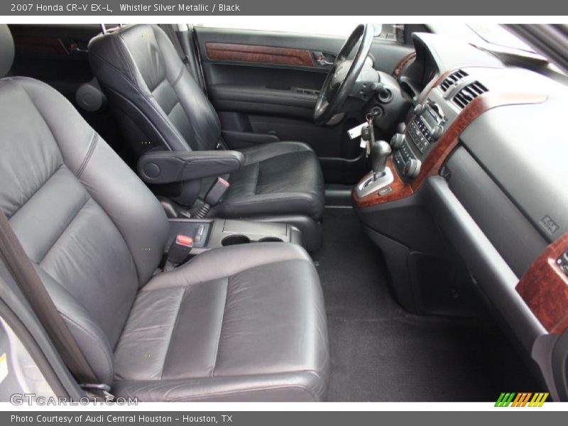 Whistler Silver Metallic / Black 2007 Honda CR-V EX-L