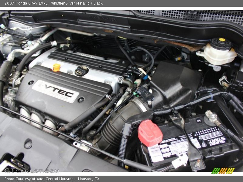 Whistler Silver Metallic / Black 2007 Honda CR-V EX-L