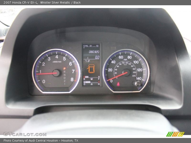 Whistler Silver Metallic / Black 2007 Honda CR-V EX-L