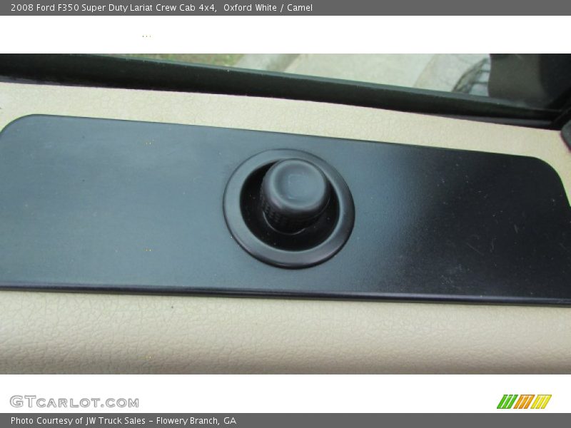Oxford White / Camel 2008 Ford F350 Super Duty Lariat Crew Cab 4x4