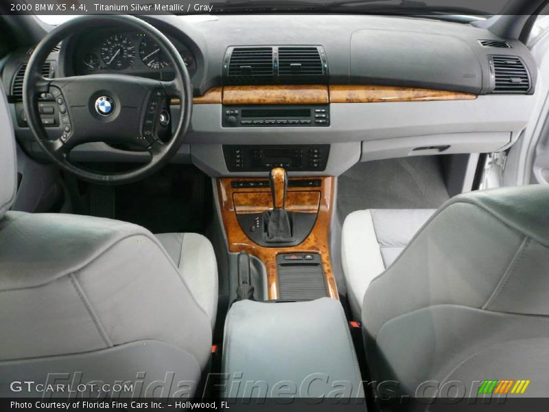 Titanium Silver Metallic / Gray 2000 BMW X5 4.4i
