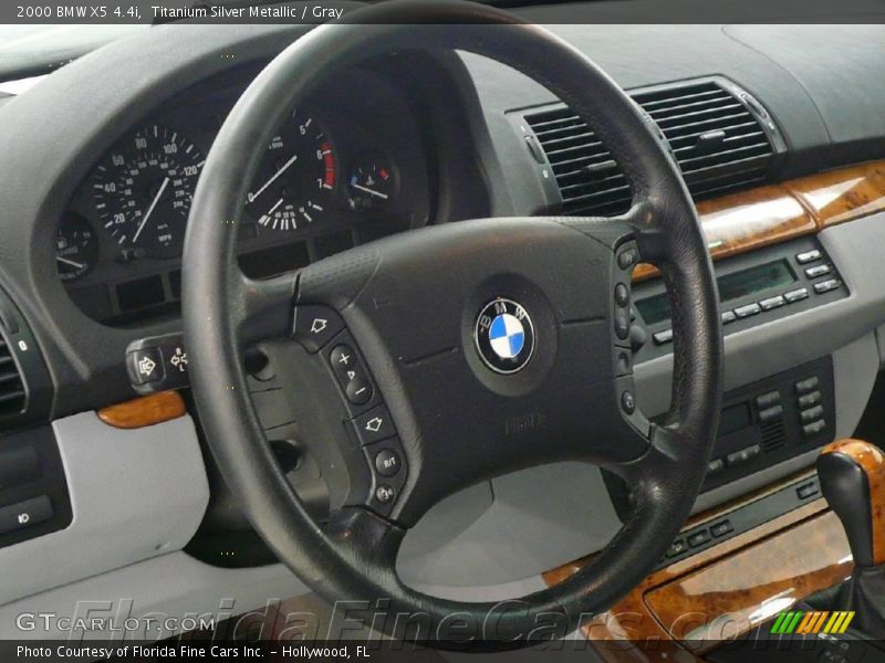 Titanium Silver Metallic / Gray 2000 BMW X5 4.4i