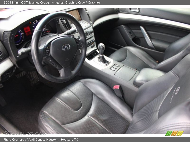 Amethyst Graphite Gray / Graphite 2008 Infiniti G 37 Journey Coupe