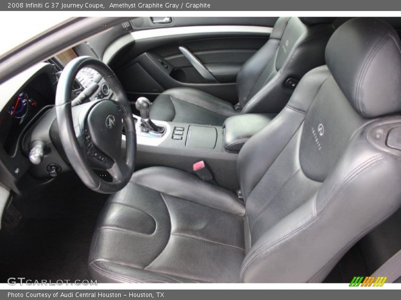 Amethyst Graphite Gray / Graphite 2008 Infiniti G 37 Journey Coupe