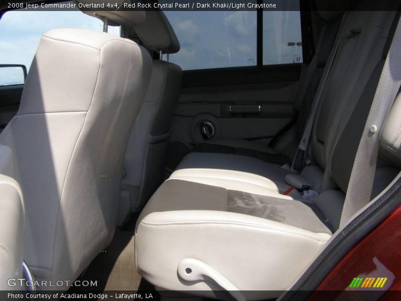 Red Rock Crystal Pearl / Dark Khaki/Light Graystone 2008 Jeep Commander Overland 4x4