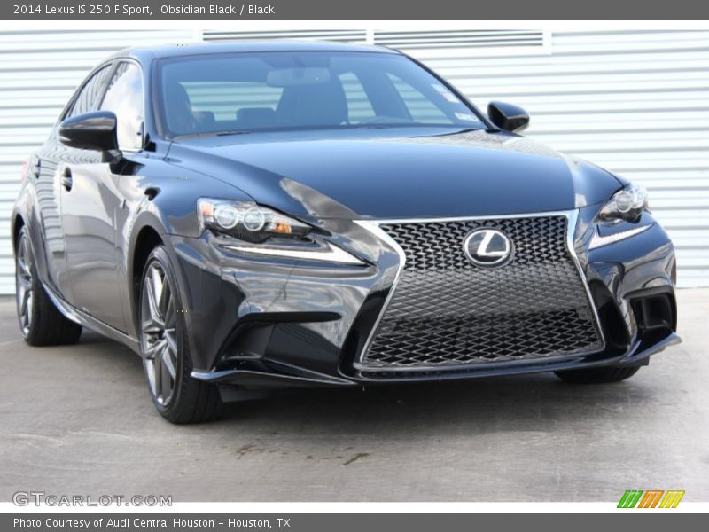 Obsidian Black / Black 2014 Lexus IS 250 F Sport