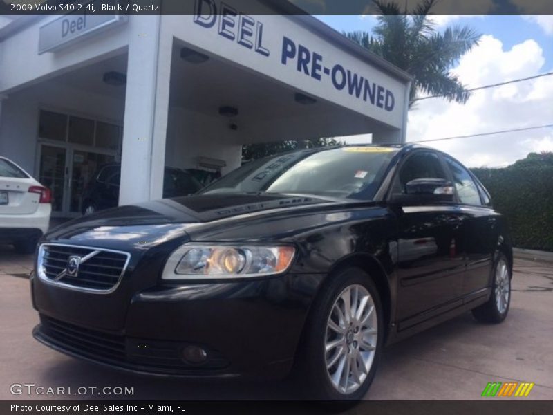 Black / Quartz 2009 Volvo S40 2.4i