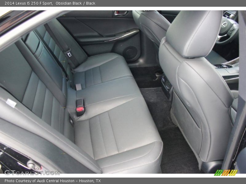 Rear Seat of 2014 IS 250 F Sport