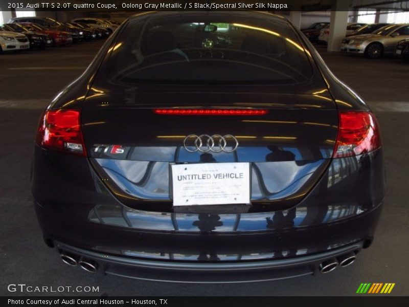 Oolong Gray Metallic / S Black/Spectral Silver Silk Nappa 2015 Audi TT S 2.0T quattro Coupe