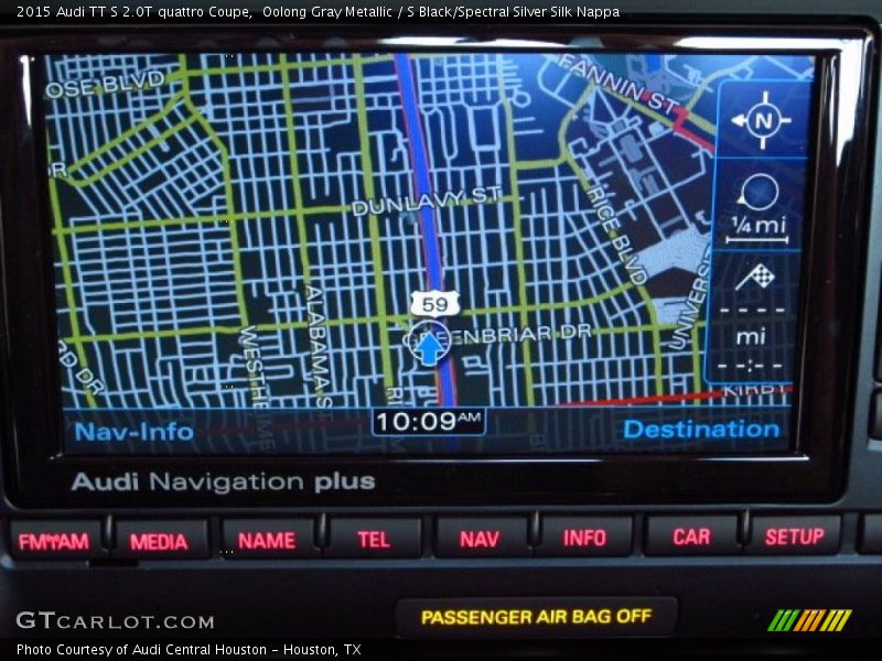 Navigation of 2015 TT S 2.0T quattro Coupe