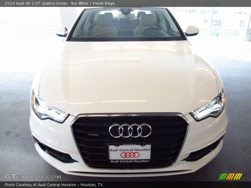Ibis White / Velvet Beige 2014 Audi A6 3.0T quattro Sedan