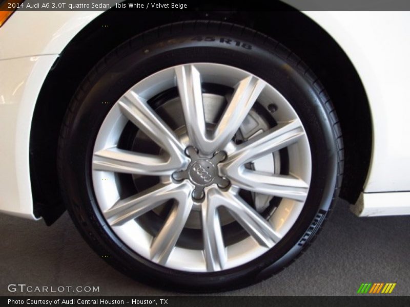 Ibis White / Velvet Beige 2014 Audi A6 3.0T quattro Sedan