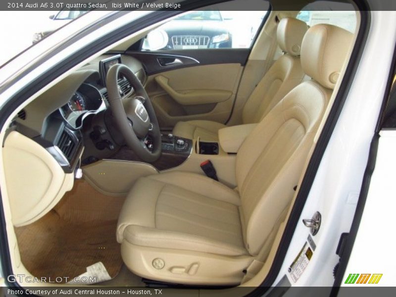 Ibis White / Velvet Beige 2014 Audi A6 3.0T quattro Sedan