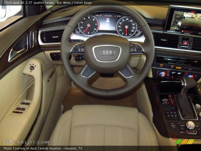 Ibis White / Velvet Beige 2014 Audi A6 3.0T quattro Sedan