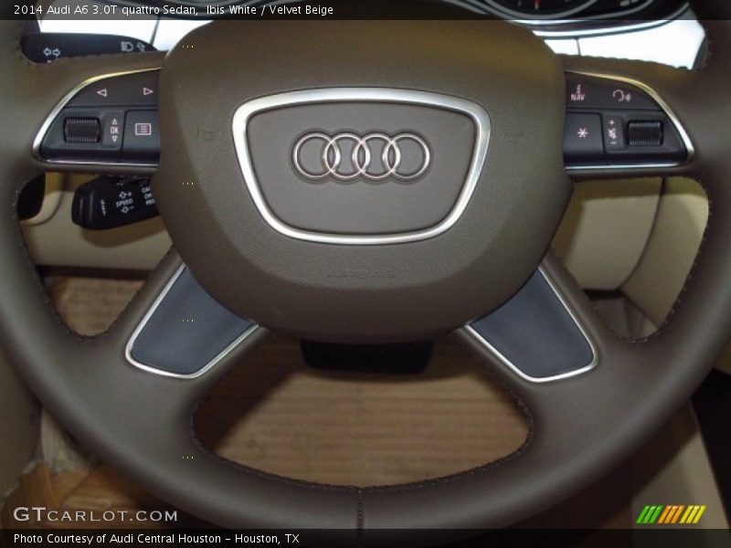 Ibis White / Velvet Beige 2014 Audi A6 3.0T quattro Sedan