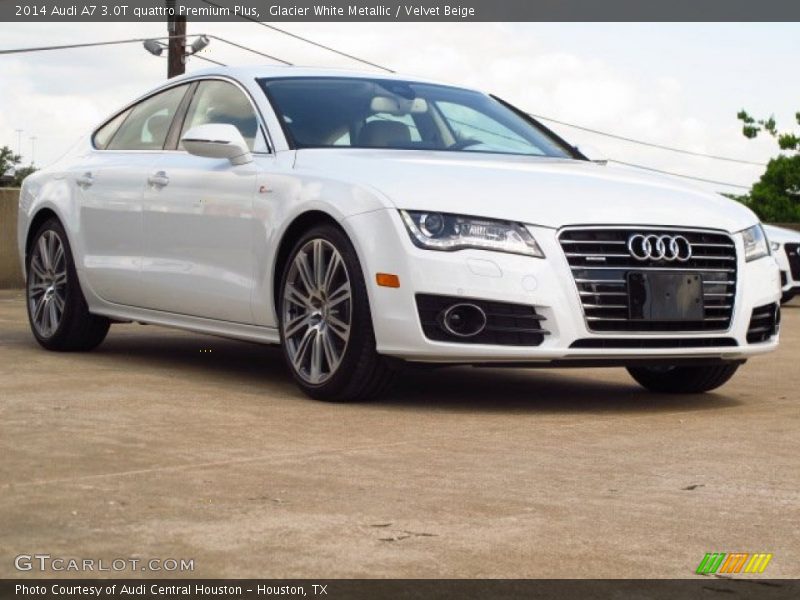 Glacier White Metallic / Velvet Beige 2014 Audi A7 3.0T quattro Premium Plus