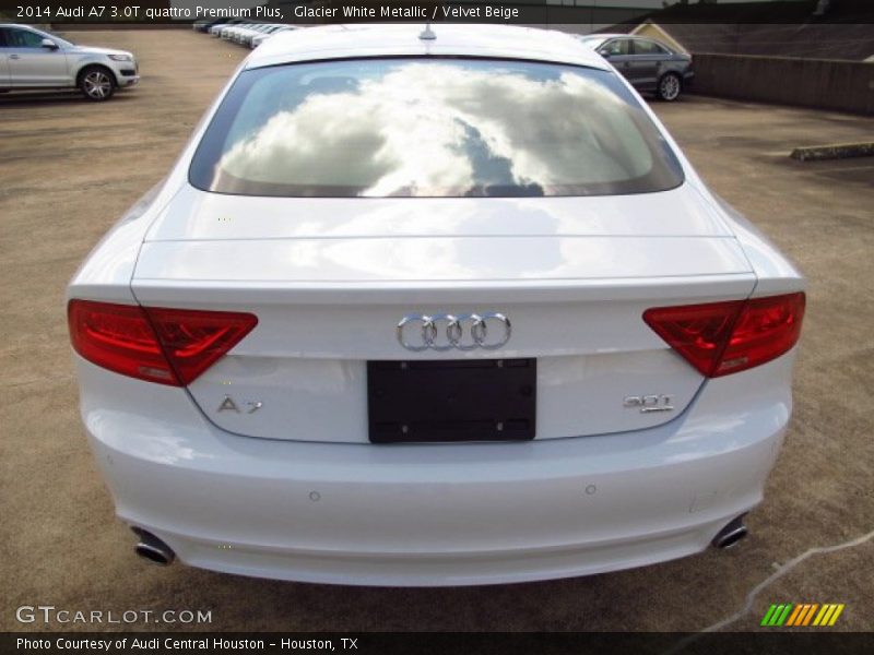 Glacier White Metallic / Velvet Beige 2014 Audi A7 3.0T quattro Premium Plus