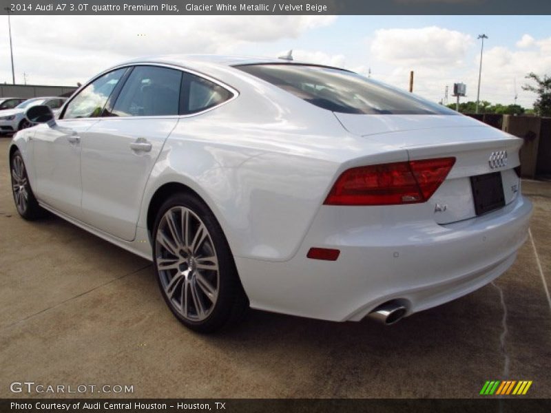 Glacier White Metallic / Velvet Beige 2014 Audi A7 3.0T quattro Premium Plus