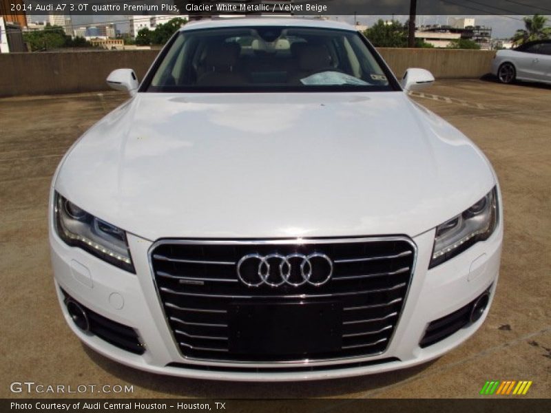 Glacier White Metallic / Velvet Beige 2014 Audi A7 3.0T quattro Premium Plus