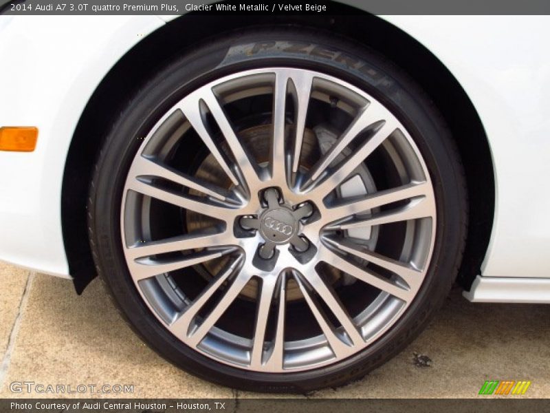 Glacier White Metallic / Velvet Beige 2014 Audi A7 3.0T quattro Premium Plus