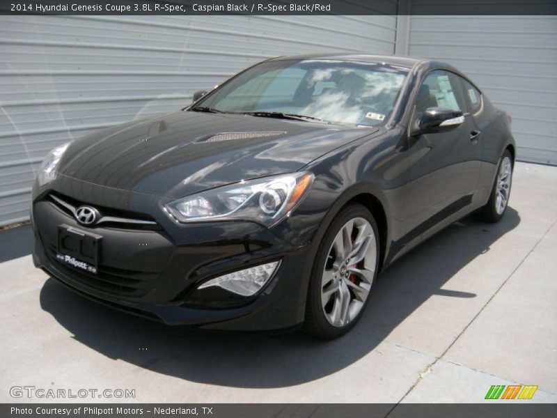 Caspian Black / R-Spec Black/Red 2014 Hyundai Genesis Coupe 3.8L R-Spec